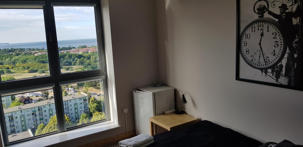 16th Floor View On The Sea And City. 15 Minutes Walk To The Beach. Leilighet Gdańsk